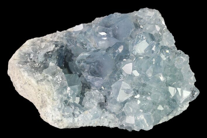 Sky Blue Celestine (Celestite) Crystal Cluster - Madagascar #139422